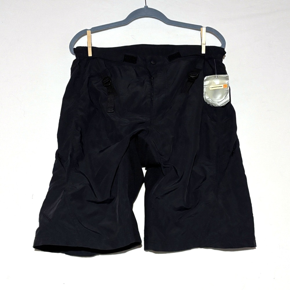 NEW Cannondale Cycling Shorts Mens Large Black Padded MTB Mountain Bike Trail